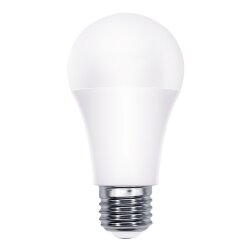 LED-A60-10W-RGB-E27-REG PLS21WH Лампа светодиодная с ИК сенсором, Форма А, матовая, RGB свет, Пульт ДУ н-к