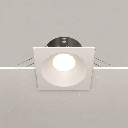 Встраиваемый светильник Zoom GU10 1x10Вт IP 65 (Белый) - фото 5