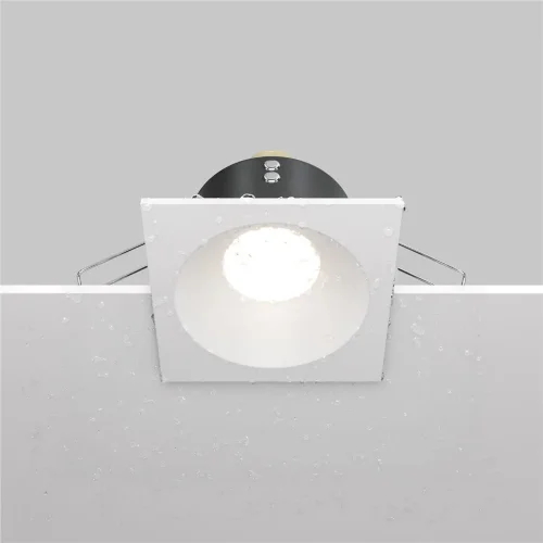 Встраиваемый светильник Zoom GU10 1x10Вт IP 65 (Белый) - фото 11