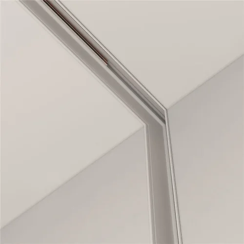 Коннектор угловой внутренний Exility встраиваемый под ГКЛ 12,5 мм, белый (Белый) - фото 5