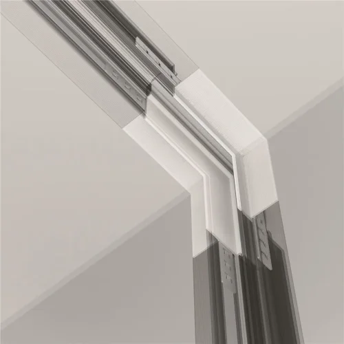 Коннектор угловой внутренний Exility встраиваемый под ГКЛ 12,5 мм, белый (Белый) TRA034ICL-42.12W - фото 6