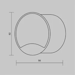 Встраиваемый светильник Biscotti 3000К 3Вт IP 65 (Черный)