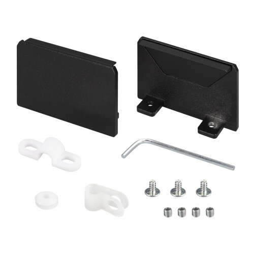 Заглушка SL-LINIA69-FANTOM SEAMLESS BLACK глухая (Arlight, Металл) - фото 1