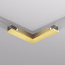 TR5723-SB Электрический коннектор для трека SHINE BASE 90° потолок-потолок, сатинированная латунь, алюминий. Фото 2