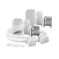 Двусторонний коннектор питания с проводом (30 см) для гибкого неона 17x12 мм (Белый)