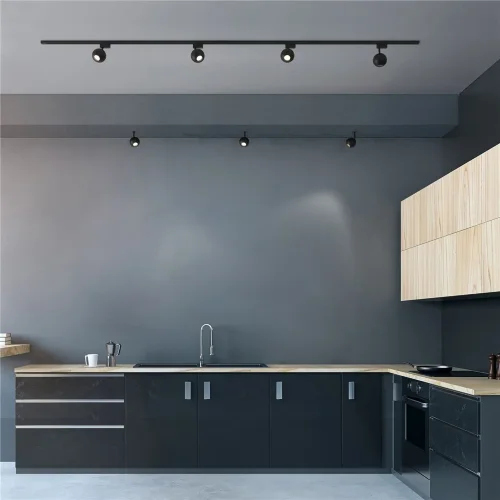 Встраиваемый точечный светодиодный светильник 9925 LED 8W 4200K черный - фото 2