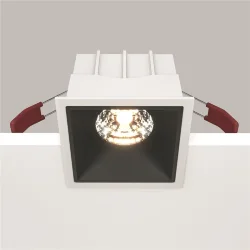 Встраиваемый светильник Альфа / Alfa LED 15 Вт 3000 К 36° с функцией диммирования (Белый) DL043-01-15W3K-D-SQ-WB
