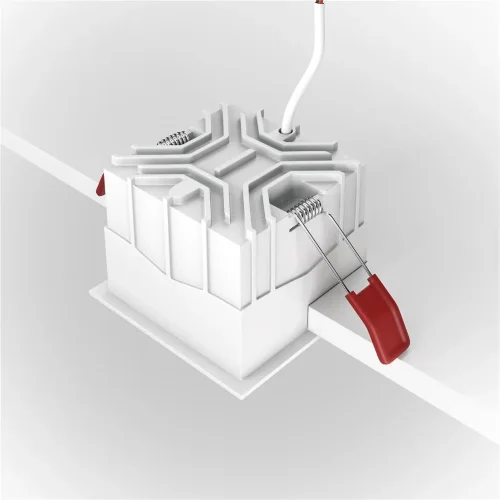 Встраиваемый светильник Альфа / Alfa LED 15 Вт 3000 К 36° с функцией диммирования (Белый) DL043-01-15W3K-D-SQ-WB - фото 7