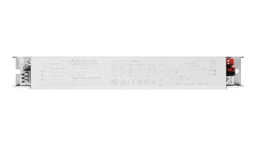 Драйвер для светодиодов линейный 48-84W/200-350мА 120-240V | DIP-переключатель | ECXe 350.619 | - Vossloh-Schwabe. Фото 2