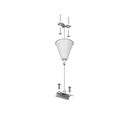 TR1105-WH Подвесная система для треков, 1,5 м, белый. Фото 3
