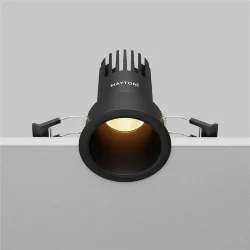 Встраиваемый светильник Омут+ / Dip 10 Вт 2700 К 50° (Черный) DL116-10W-2.7K-B