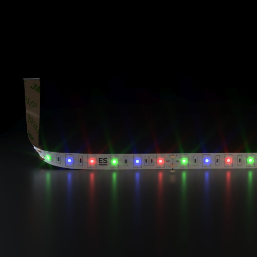 Светодиодная лента 24&nbsp;В 14,4&nbsp;Вт/м 60 Led/м 5050 IP20, RGB, 5 м - Фото 2