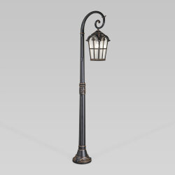 Уличный светильник на столбе Mira F черное золото IP33 GL 1001F (047187)