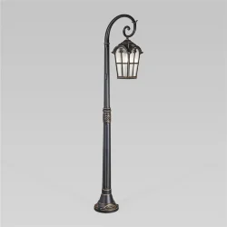 Уличный светильник на столбе Mira F черное золото IP33 GL 1001F (047187)