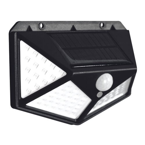 USL-F-167-PT100 SENSOR Садовый светильник на солнечной батарее, с датчиком движения, 100 светодиодов, Белый свет, 1x18650 Li-Io аккумулятор в-к, IP44, TM Uniel - фото 1