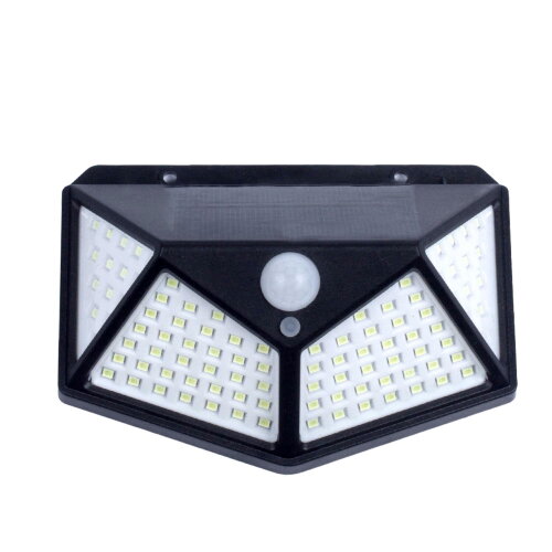 USL-F-167-PT100 SENSOR Садовый светильник на солнечной батарее, с датчиком движения, 100 светодиодов, Белый свет, 1x18650 Li-Io аккумулятор в-к, IP44, TM Uniel - фото 2