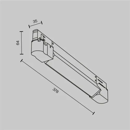 Трековый светильник Basis Trinity 2700K 10Вт 120° (Черный) - фото 13