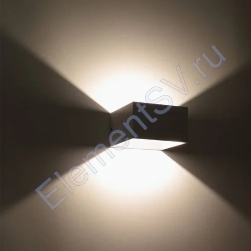 Светильник настенный светодиодный JH-BD-B03 DHL24 (220V, 7W, белый корпус, warm white) - фото.