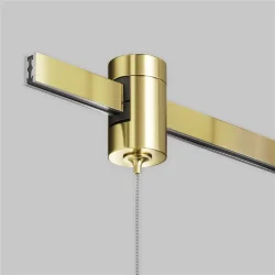 Коннектор с тросовым подвесом Tau в шинопровод Flarity латунь (Латунь)