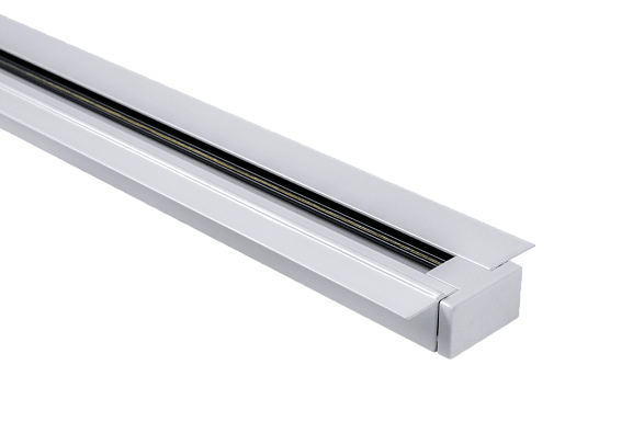 'Шинопровод однофазный встраиваемый белый, TR-RC-WH-2. Фото 5