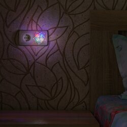 DTL-308-Цветок-RGB-4LED-0.5W Светильник-ночник, Выключатель на корпусе, Блистер