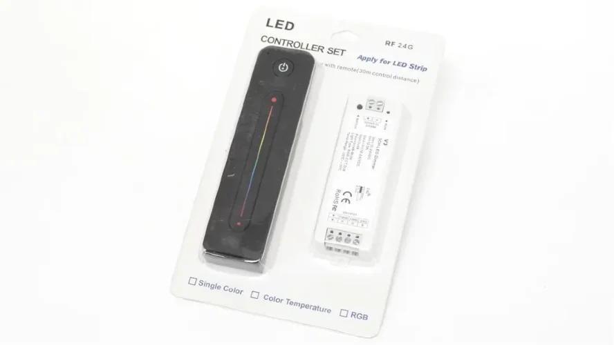 Контроллер с пультом RGB RF V3 IC81 (12-24V, 144-288W) - фото I