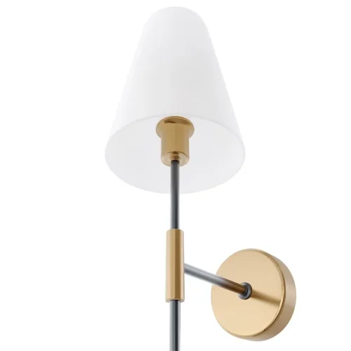 Настенный светильник (бра) Freya FR5196WL-01BBS (Черный и Латунь) - фото 6