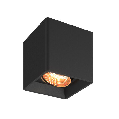 DK3080-BBR Светильник накладной, IP 20, 10 Вт, GU5.3, LED, черный/бронзовый, пластик.
