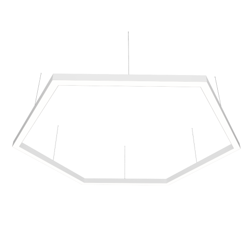 Светильник WOLTA PRO КОНТУР ГЕКСА ДСО03-216-501-5К-Б Матовый - фото 1.