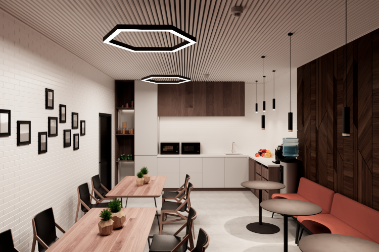 Светильник WOLTA PRO КОНТУР ГЕКСА ДСО03-216-501-5К-Б Матовый - фото 6.