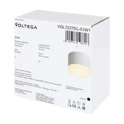 Потолочный светильник VGL7237DL-01W1 - GX53x1 (Белый) VGL7237DL-01W1