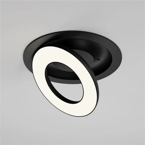 Встраиваемый светильник Vector 4000K 12Вт 110° (Черный) - фото 10