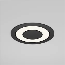 Встраиваемый светильник Вектор / Vector 12 Вт 4000 К 110° (Черный) DL102-12W4K-B