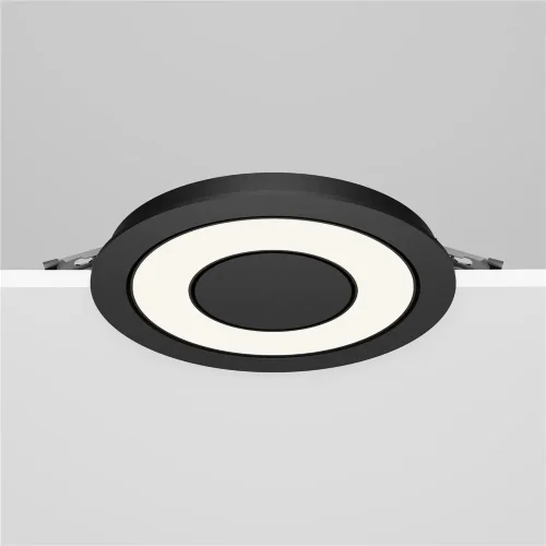 Встраиваемый светильник Вектор / Vector 12 Вт 4000 К 110° (Черный) DL102-12W4K-B - фото 5