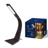 TLD-565 Brown/LED/360Lm/3000-6000K/Dimmer/WR Светильник настольный, 12W. Сенсорный выключатель. Диммер. Беспроводное зарядное устройство. Коричневый. ТМ Uniel - фото
