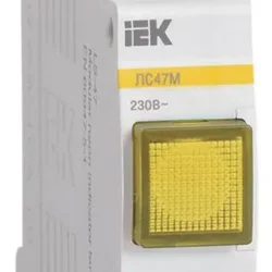 Лампа сигнальная ЛС-47М желт. KARAT IEK MLS20-230-K05
