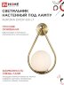 Светильник настенный под лампу AURORA DROP-G9-LT 1хG9 матовый плафон, латунный корпус IN HOME - Фото 5