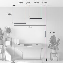 Комплект ременной трековой системы Belty, Denkirs DK55SET18-01-BR
