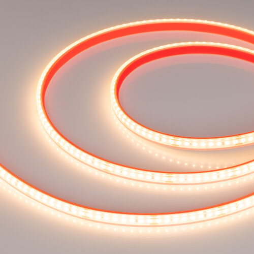Светодиодная лента герметичная DOT-PFS-X160-10mm 24V Warm2700 (12 W/m, IP68, 5m) (Arlight, 5 лет) - фото 1