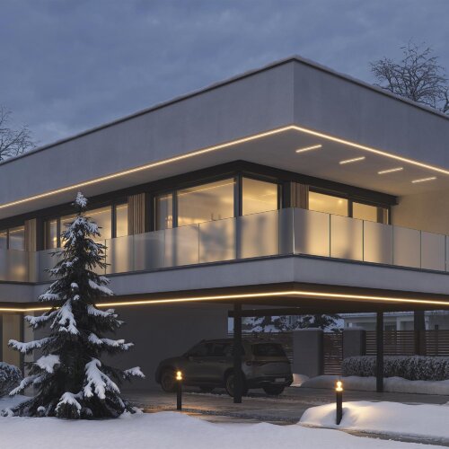 Светодиодная лента герметичная DOT-PFS-X160-10mm 24V Warm2700 (12 W/m, IP68, 5m) (Arlight, 5 лет) - фото 4