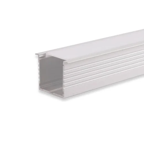 Алюминиевый профиль врезной 045 (2000x45/35x35мм с рассеивателем) - фото I