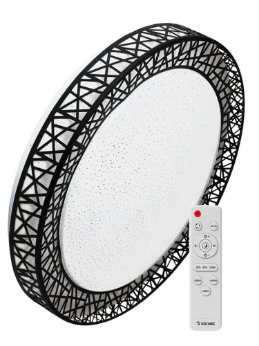 Светильник светодиодный PREMIUM Loft-B 120Вт 230В 3000-6500К 9600лм IP40 490х100мм настенно-потолочный управляемый с пультом ДУ КОСМОС KSLofB120W - фото