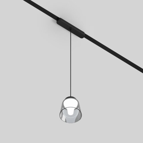 DK5347-BK Светильник для трека Air, серия Hang 4000 со светодиодом, ?90*86mm, 48V DC, 4W, RA?95, 120°, 4000K, IP20, черный, алюминий, стекло, акрил.