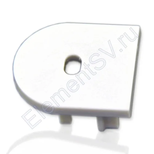 Заглушка с отверстием для профиля D001 (978) - фото.