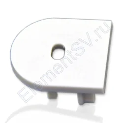 Заглушка с отверстием для профиля D001 (978)