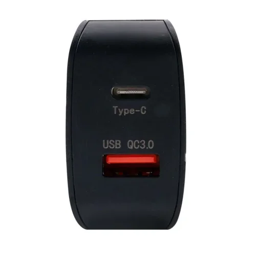 Адаптер сетевой ELX-РA01QC-C02 1USB+1Type C 100-220В 5-9В/3А QC коробка черн. ERGOLUX 15108 - фото 5