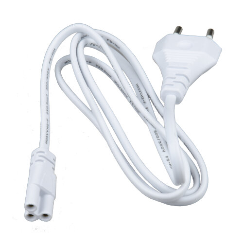 UCX-LT2-E01-120 WHITE 1 STICKER Провод для подключения светильника ULI-E01x к сети 220В, 120см, Белый, ТМ Uniel - фото 1