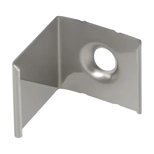 Комплект креплений (для профиля 16×16) 10 шт., ALM008MT (Хром) - фото 3