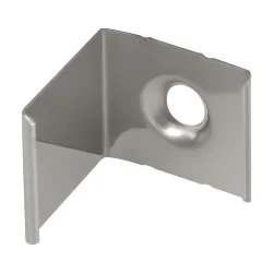 Комплект креплений (для профиля 16×16) 10 шт., ALM008MT (Хром)