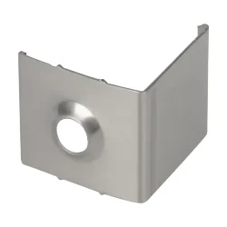 Комплект креплений (для профиля 16x16) 10 шт., ALM008MT (Хром) ALM008MT